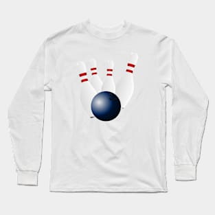 2023 new year bowlıng desıgn Long Sleeve T-Shirt